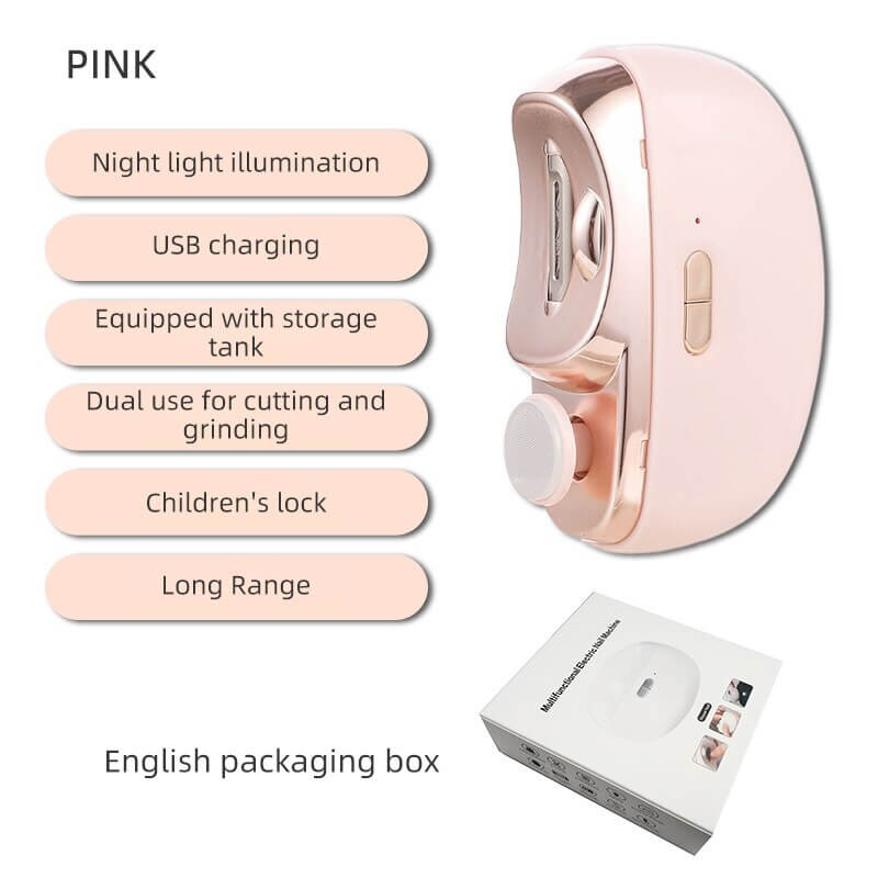 π 3-in-1 Automatic Electric Nail Clipper β Easy At-Home Nail Care