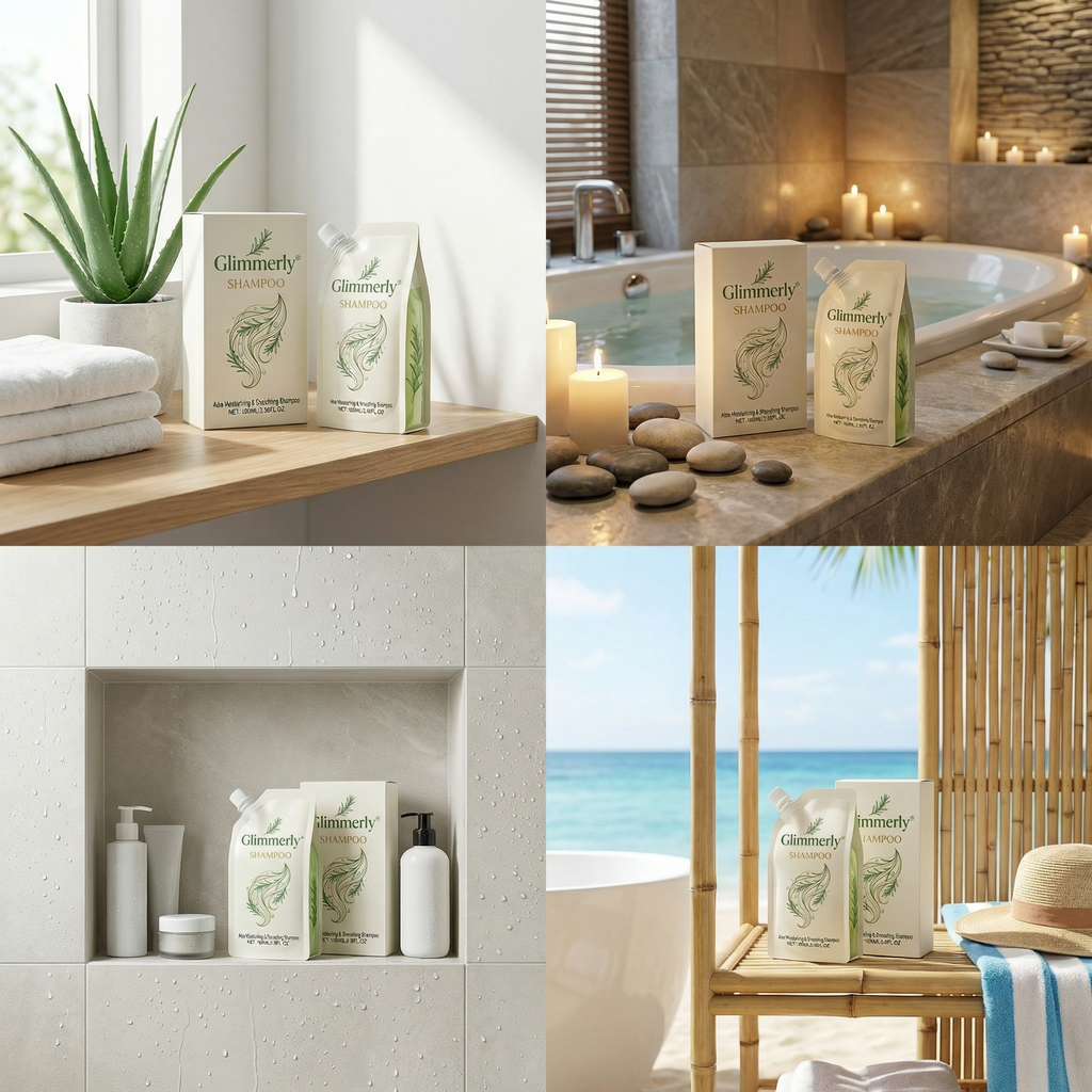 Glimmerly® Aloe Repair Shampoo — Hydrate, Strengthen & Restore Hair Naturally